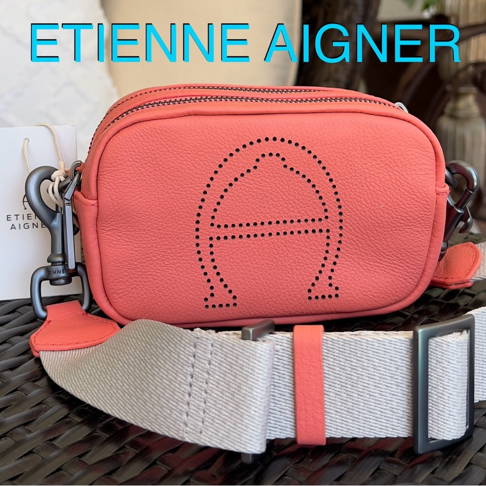 ETIENNE AIGNER Stella Mini Camera Crossbody bag with 2 straps